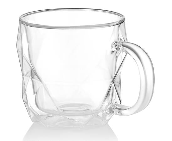 Набір чашок із подвійними стінками 450 мл 2шт Ardesto (AR2645BCH), зображення 2