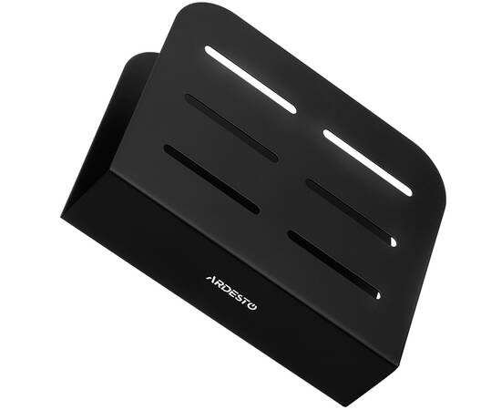 Серветниця Midori 15х4х12.5 см метал чорна Ardesto (AR0910B), зображення 3