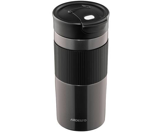 Термочашка Comfort 450 мл сталь чорна Ardesto (AR2645CMB), зображення 2