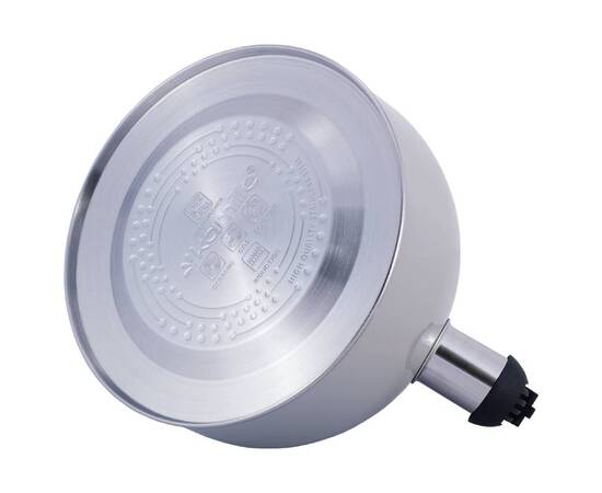 Чайник 2,5л зі свистком Kamille (0679GR), зображення 4