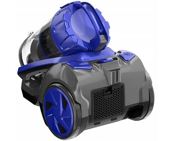 Пилосос циклонний 800Вт чорно-синій Kamille (6905), зображення 4