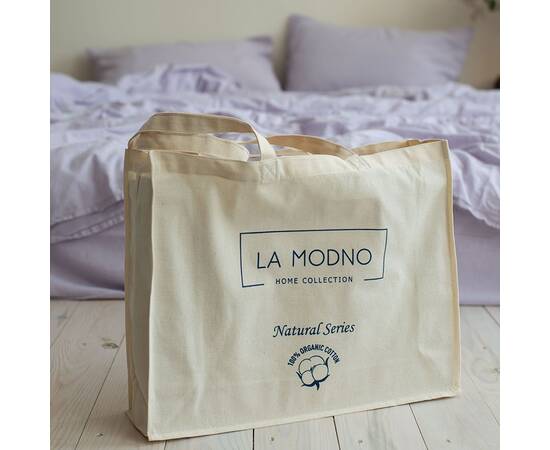 Постельное белье La Modno 2шт(160х220) STONEWASHED ELEGANT LAVENDER (200359), Размер: семейный 2шт(160x220), Основной цвет: сиреневый, изображение 4