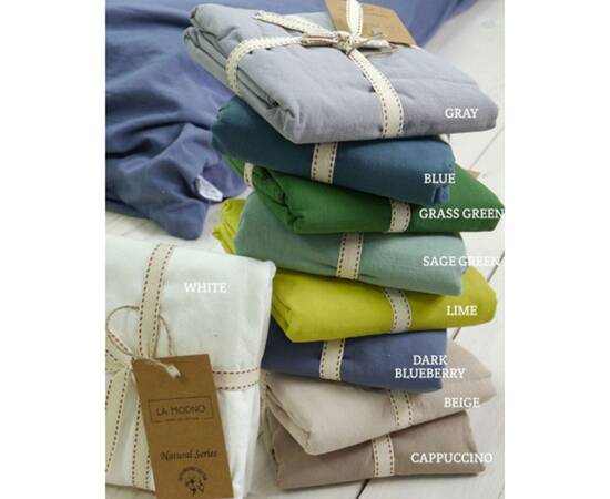 Набор наволочек La Modno 50х70 2 шт STONEWASHED WHITE SAND (200361), Цвет: белый, Тип: наволочки, Размер: 50x70, изображение 2