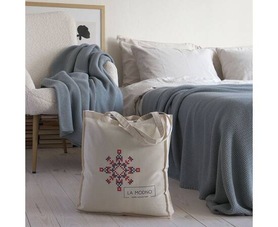 Покривало La Modno 170х240 Corn Green-Gray (200374), Основний колір: сірий, Розмір: 170x240, зображення 4