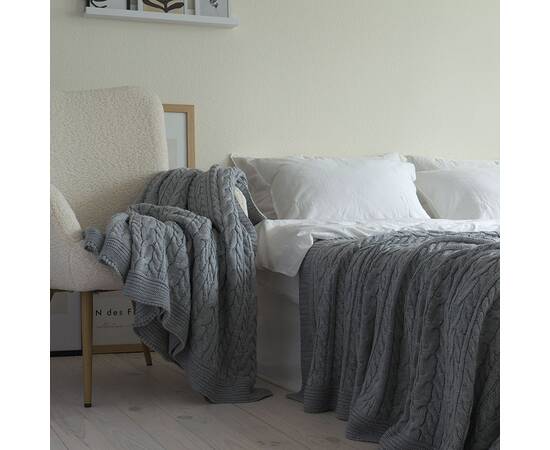 Покрывало La Modno 220х240 Genova Gray (200346), Цвет: графитовый, Размер: 220x240, изображение 3