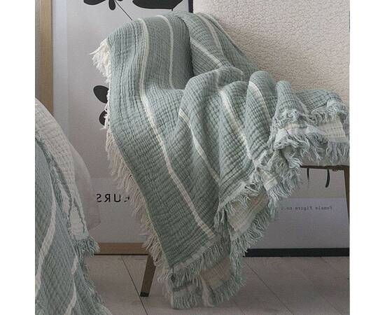 Покрывало La Modno муслиновое 170x240 PEARL GREEN (200352), Цвет: зеленый, Размер: 170x240, изображение 3