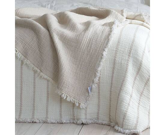 Покрывало La Modno муслиновое 230x250 MAGIC VANILLA CREAM (200370), Цвет: кремовый, Размер: 230x250, изображение 4