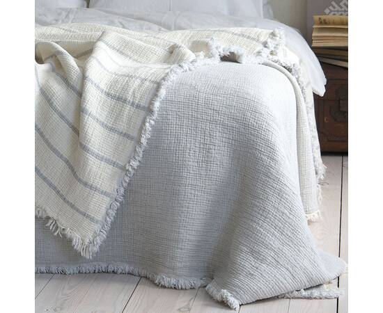 Покривало La Modno муслінове 230x250 MAGIC GRAY (200371), Основний колір: сірий, Розмір: 230x250, зображення 4