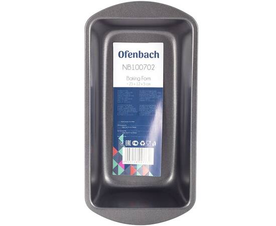 Форма для запекания 25.5x13.5x6.5 см из углеродистой стали Ofenbach (100702), изображение 3