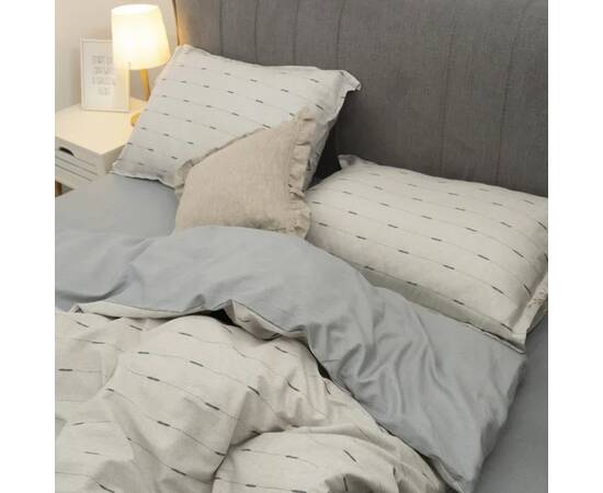 Постельное белье 145 сатин люкс 200х220 Вилюта, Размер: двуспальный евро 200х220, Основной цвет: голубой, изображение 2