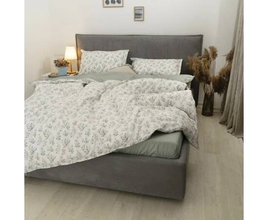 Постільна білизна 149 сатин люкс 2шт(143х210) Вілюта, Розмір: сімейний 2шт(145x210), Основний колір: зелений, зображення 2