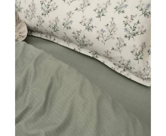 Постільна білизна 149 сатин люкс 2шт(143х210) Вілюта, Розмір: сімейний 2шт(145x210), Основний колір: зелений, зображення 3