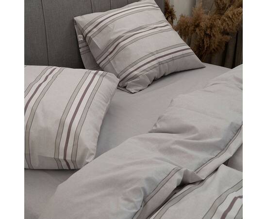 Постельное белье 24267 ранфорс 143х210 Вилюта, Размер: полуторный 145х210, Основной цвет: серый, изображение 3