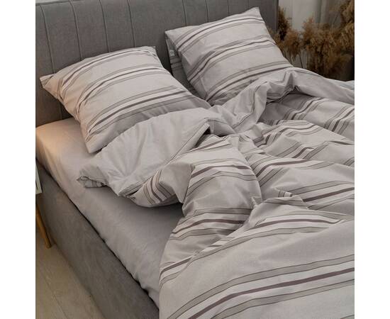 Постельное белье 24267 ранфорс 200х220 Вилюта, Размер: двуспальный евро 200х220, Основной цвет: серый, изображение 2