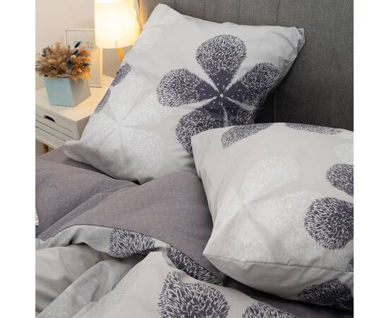 Постельное белье 24269 ранфорс 143х210 Вилюта, Размер: полуторный 145х210, Основной цвет: серый, изображение 3