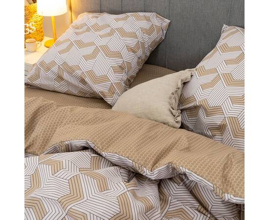 Постельное белье 24270 ранфорс 143х210 Вилюта, Размер: полуторный 145х210, Основной цвет: бежевый, изображение 3