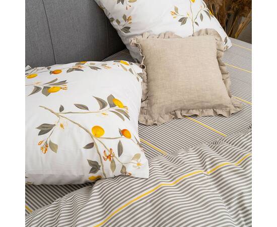 Постельное белье 24317 ранфорс 200х220 Вилюта, Размер: двуспальный евро 200х220, Основной цвет: желтый, изображение 3