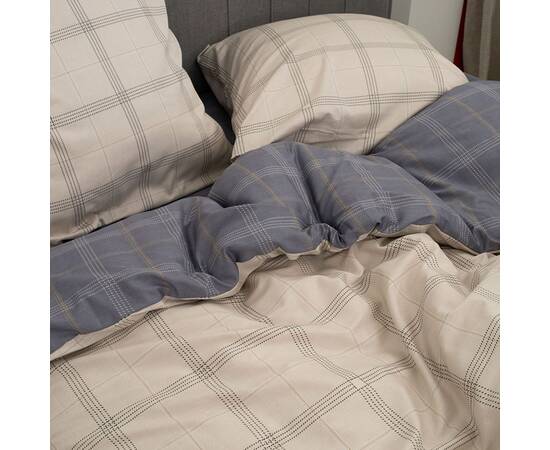 Постільна білизна 742 сатин твілл 2шт(143х210) Вілюта, Розмір: сімейний 2шт(145x210), Основний колір: бежевий, зображення 2