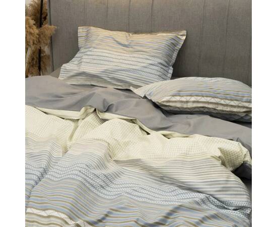 Постільна білизна L-002 сатин deluxe Tiare 175х210 Вілюта, Розмір: двоспальний 175х210, Основний колір: сірий, зображення 3