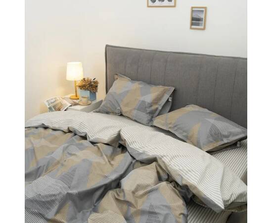 Постельное белье L-008 сатин deluxe Tiare 175х210 Вилюта, Размер: двуспальный 175х210, Основной цвет: серый, изображение 3