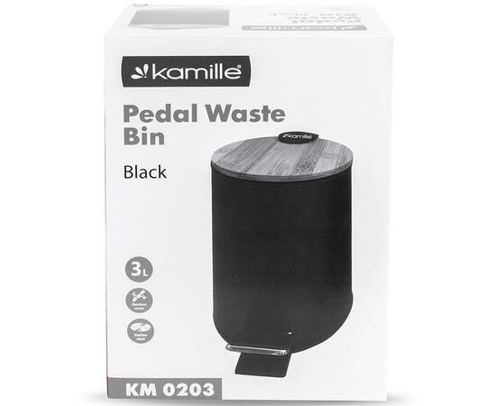 Відро для сміття 3л (чорний) Besser (203), зображення 6