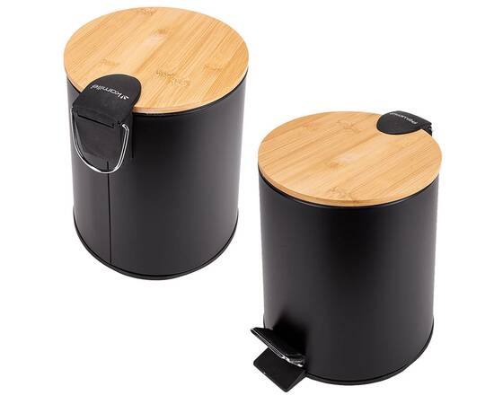 Відро для сміття 5л (чорний) Besser (205), зображення 4