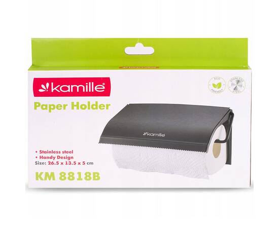 Тримач паперових рушників 26.5x13.5x5 см Kamille (8818B), зображення 5