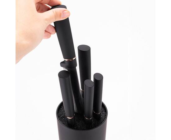 Набор ножей с подставкой 6 пр. Kamille (7625), изображение 2