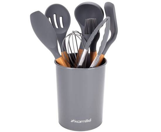 Набор кухонных принадлежностей с подставкой 8 пр. Kamille (5226), изображение 6