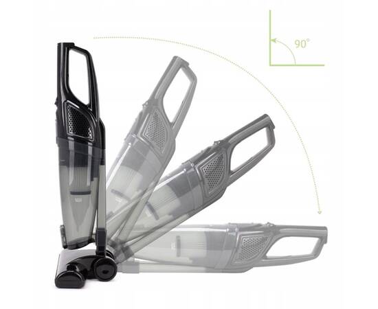 Пилосос вертикальний із шнуром 600 Вт чорний Kamille (6906), зображення 3