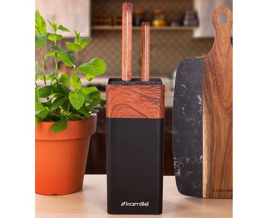 Підставка для ножів 22 см Kamille (7618), зображення 3