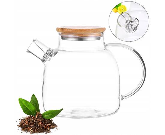Заварник скляний 1500 мл Kamille (9030M), зображення 2