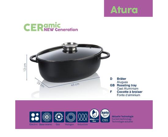 Гусятница KELA Atura, 45х28 см 8 л (15173), изображение 3