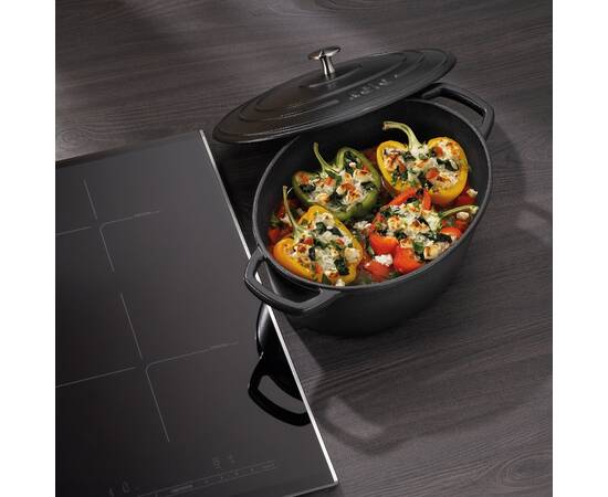 Гусятница чугунная с крышкой KELA Calido 29х23х11 см 4 л (12861) черная, изображение 2