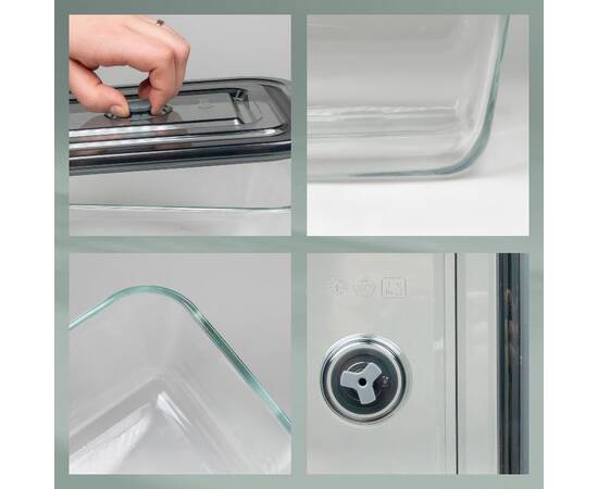 Контейнер для хранения KELA Aurelia 0.75 л, прямоугольный (12644), изображение 4