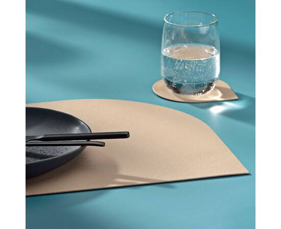 Коврик сервировочный KELA Edel, дымчасто-голубий, 45х30 см (12662), Тип: сеты и подтарельники, Цвет: голубой, Форма скатерти: овальная, Размер: 30x45, изображение 2