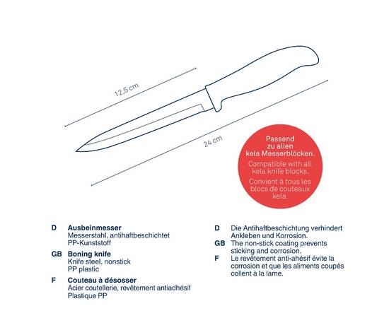 Нож для мяса KELA Acida, 12.5 см (11407), изображение 3