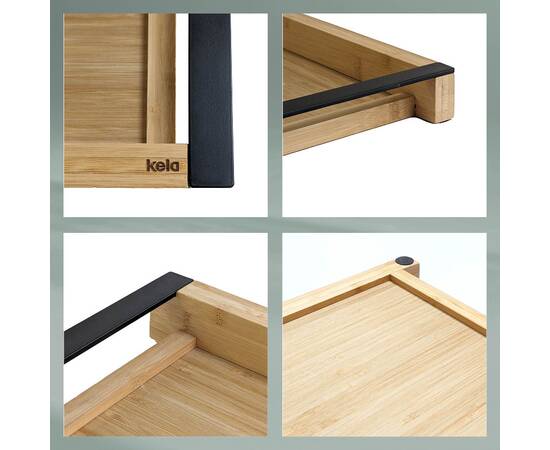 Поднос сервировочный KELA Kiril бамбуковий, 43x27.5х4 см (12598), изображение 4