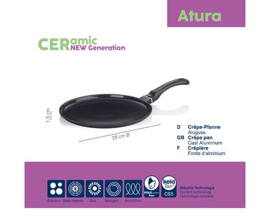 Сковорода для млинців KELA Atura, 28 см (15175), зображення 3