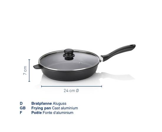 Сковорода з кришкою та захистом KELA Gabor, 24 см (10040), зображення 3