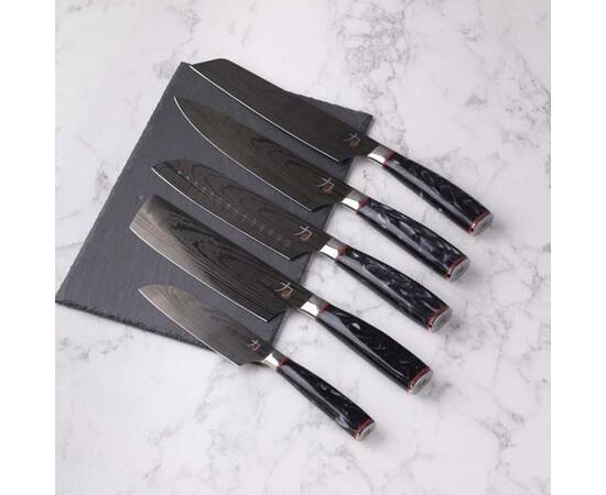 Ніж кухонний накірі MasterPro Tetsu чорний 20 см (BGMP-4127-MBK), зображення 4