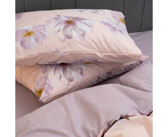 Постельное белье 24275 ранфорс 143х210 Вилюта, Размер: полуторный 145х210, Основной цвет: розовый, изображение 3