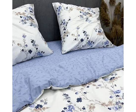 Постельное белье 24293 ранфорс 143х210 Вилюта, Размер: полуторный 145х210, Основной цвет: голубой, изображение 3