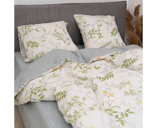 Постельное белье 24326 ранфорс 200х220 Вилюта, Размер: двуспальный евро 200х220, Основной цвет: зеленый, изображение 2