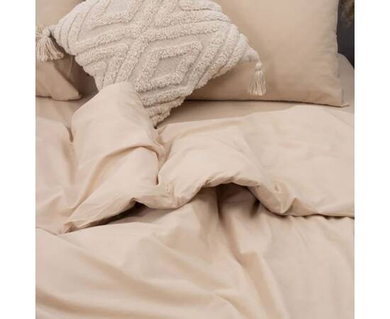 Постельное белье 68 Tiare Wash 143х210 вареный хлопок Вилюта, Размер: полуторный 145х210, Основной цвет: бежевый, изображение 2