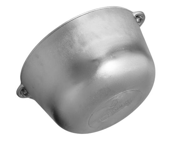 Казан алюминиевый с дужкой и крышкой 15л Турист Brizoll (12-015-1), Объем казана: 15 л, Наличие крышки: с алюминиевой крышкой, изображение 4