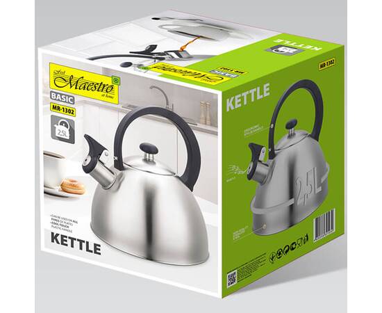Чайник Basic 2,5 л Maestro (MR1302), изображение 4