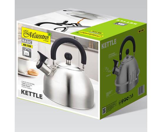 Чайник Basic 2,0 л Maestro (MR1300), изображение 4