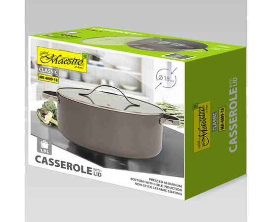 Каструля з кришкою 1,9 л Maestro Ceramic (MR4009-18), зображення 5