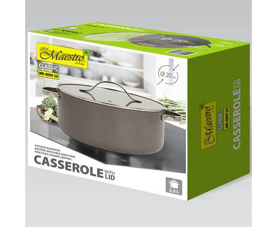 Каструля з кришкою 2,35 л Maestro Ceramic (MR4009-20), зображення 5